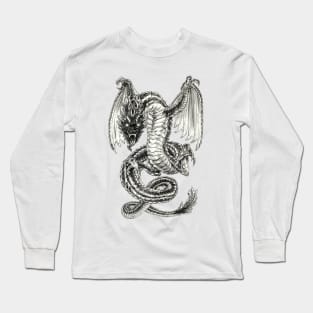 Black Dragon Long Sleeve T-Shirt